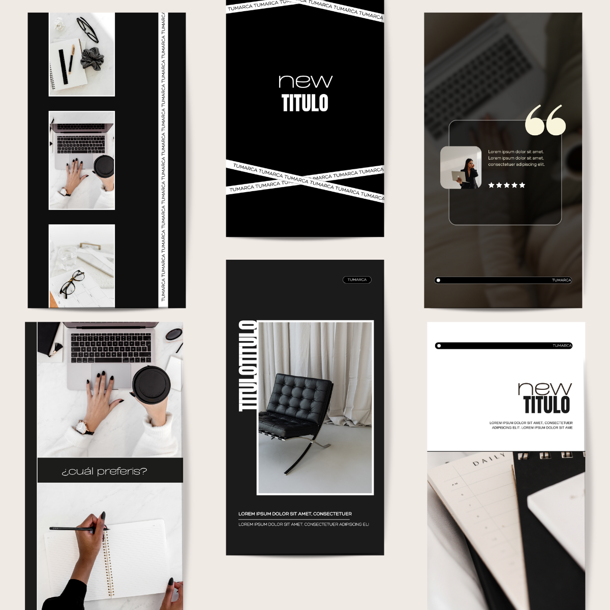Pack PRO BOSS templates para redes sociales